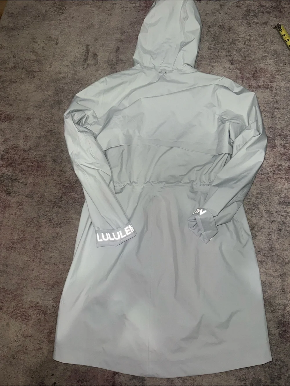 lululemon athletica Light Gray Hooded Utility Jacket